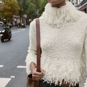 Zara fringed jumper 4737/102/712